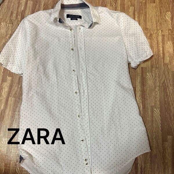 最終値下げ ZARA MAN 半袖シャツ スリムヒット