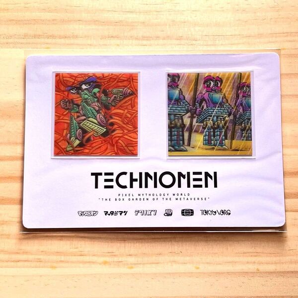 TECHNOMEN (テクノメン) No.05-06"3Dレンチキュラーカード マッタロマン 自作シール