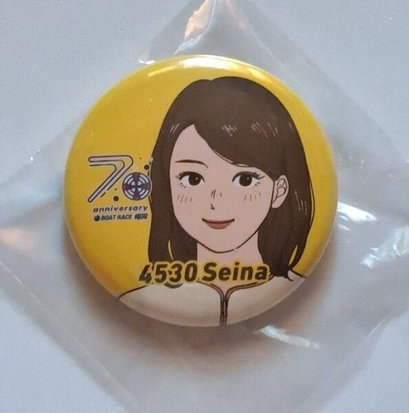 小野生奈 似顔絵缶バッジ