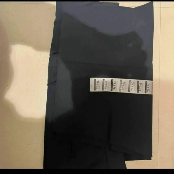 ユニクロ 感動パンツ 79×76 コットンライク ネイビー