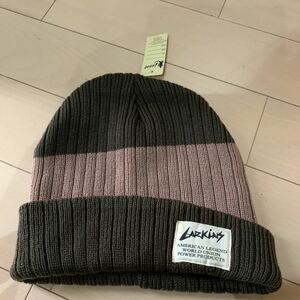 送料無料　未使用　LARKiNS　ラーキンス　ニット帽　ニットキャップ　フリーサイズ　USA