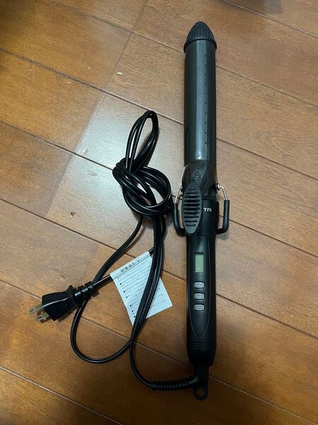 BAYATA カールアイロン ヘアアイロン 32mm JK-010 MAX220℃ 25段階温度調整 温度表示ディスプレイ