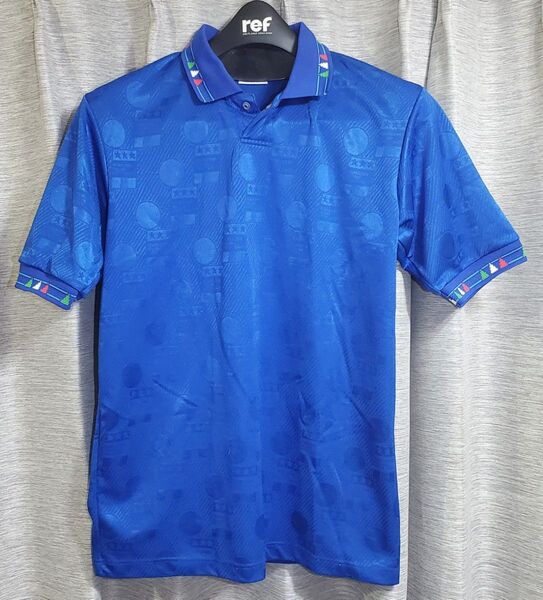 【ワッペン無し】サッカーワールドカップ イタリア代表ユニフォーム アメリカ大会 DIADORA Lサイズ