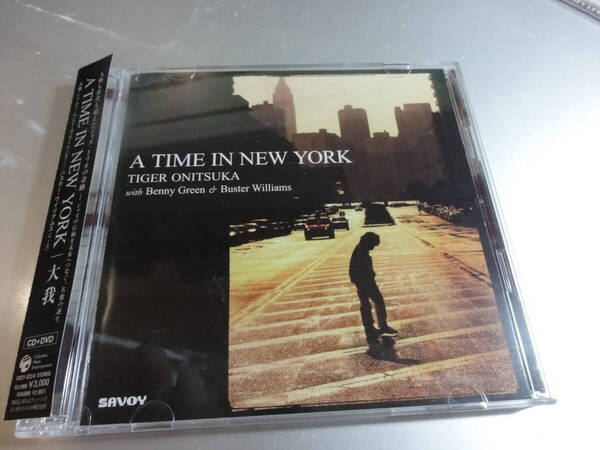 TIGAER ONITSUKA 大我 ATIME IN NEW YORK 帯付き国内盤 CD+DVD 2CD