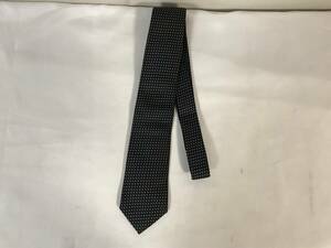  as good as new genuine article Prada PRADA silk necktie business suit pattern men's wedding party dress gray 