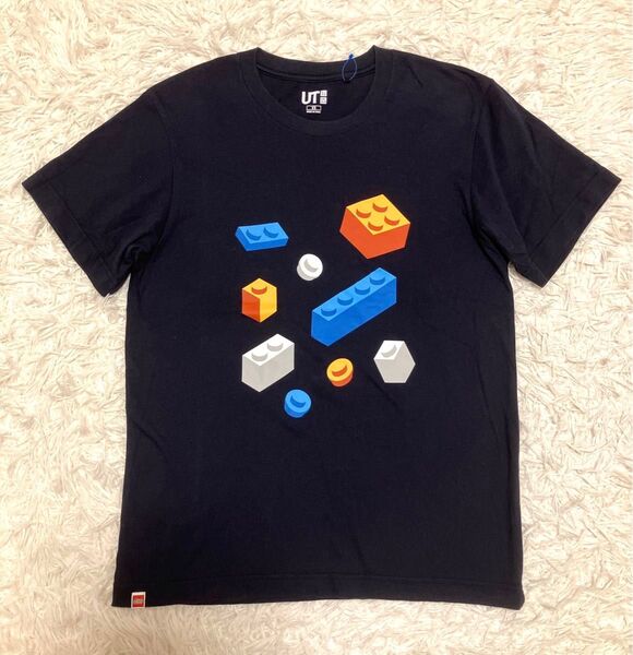 【ユニクロ UNIQLO】ザ・ブランズマスターピースUTレゴ(グラッフィックTシャツ・半袖) レゴ LEGO / ネイビー XS