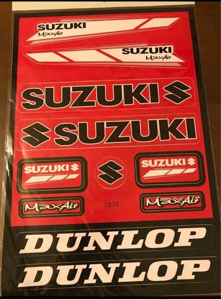 SUZUKI DUNLOP ステッカー レーシングステッカー バイクステッカー