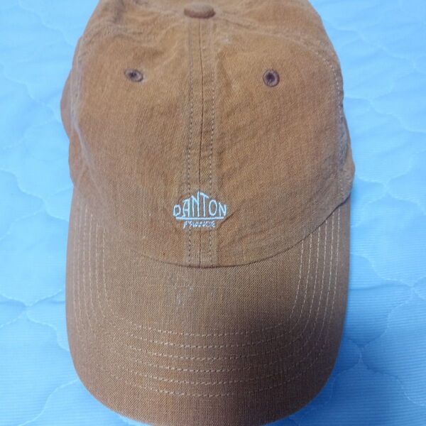 1543Danton ロゴ刺繍 リネン 6PANEL CAP