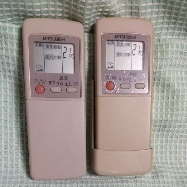 在庫処分☆三菱 エアコン用リモコン GP92 2個セット