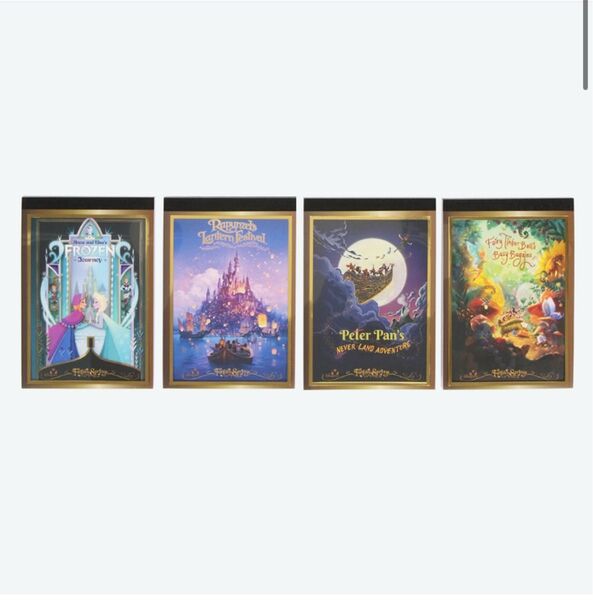ファンタジースプリングス メモ4個セット 品切れ商品