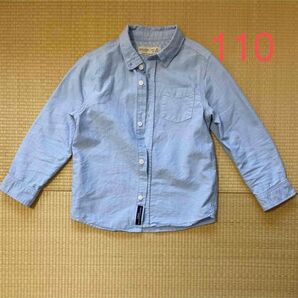 ZARA 水色シャツ 110