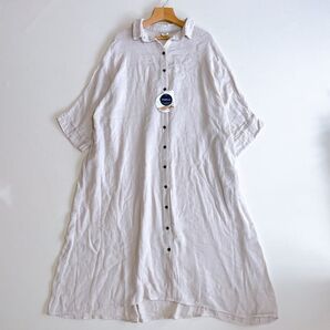 新品 セルフサービス ロング ワンピース カポック 天然素材 柔らかい 羽織り XL 大きいサイズ