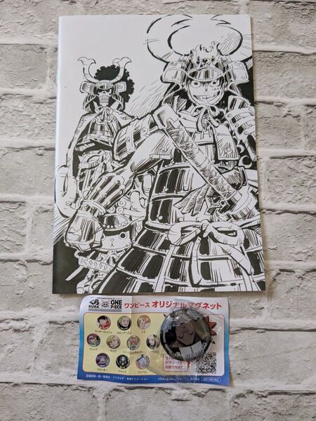くら寿司●ワンピース●イラストコレクション/マグネット●新品●メモ帳