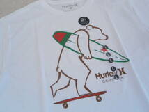 日本未発売　カリフォルニア限定　Tシャツ　サイズＬ白　Hurley ハーレー サーフィン サーフ サーファー SURF ムーンアイズ　世田谷ベース_画像2