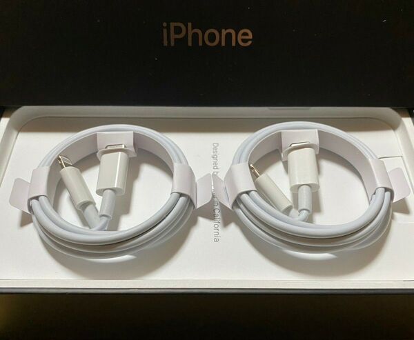 iPhone充電器 USB-C ライトニングケーブル Apple 1m 急速充電 即日発送 タイプC typeC 2本セット