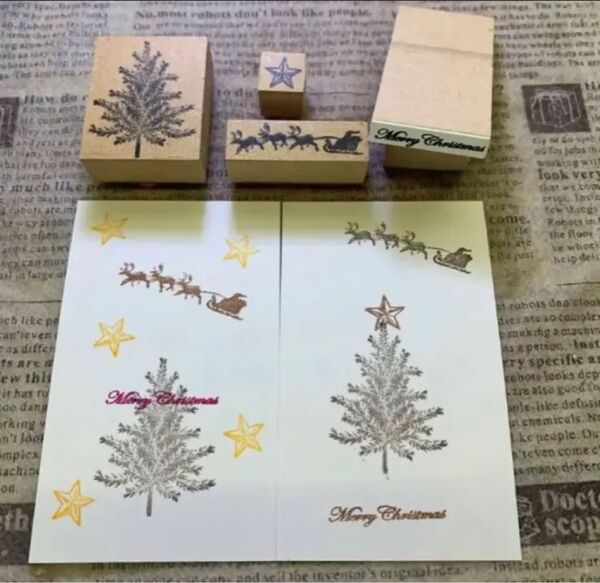 ★クリスマススタンプセット②★スタンプ はんこ