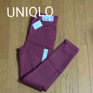 ユニクロ WOMAN スキニーハイライズ アンクルジーンズ ブラウン