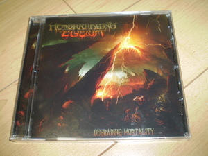 ○新品!Hemorrhaging Elysium /Degrading Mortality*テクニカルデスメタルdeath metalブラックメタルスラッシュthrashグラインドコア