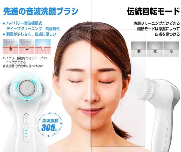 MiroPure ミロピュア 電動洗顔ブラシ 音波電動 洗顔 & ボディブラシ 新品未開封品