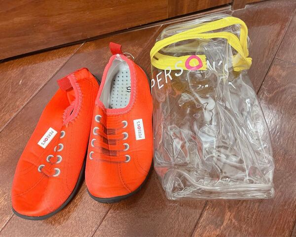 送料込美品 PERSONS パーソンズ マリンシューズ 18 19cm
