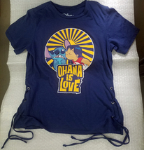 OHANA is LOVE T-shirt Lilo & Stitch Disney リロ・アンド・スティッチ Tシャツディズニー size S_画像1