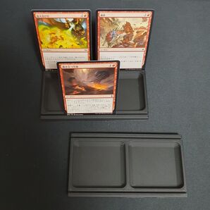 トレイ付2連カードスタンド(2個セット)