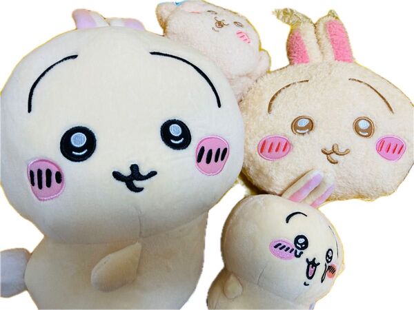 ちいかわ うさぎ おしりふりふり ふわふわミニキャラメルポーチ フェイスポシェット 泣いちゃった ぬいぐるみ プライズ