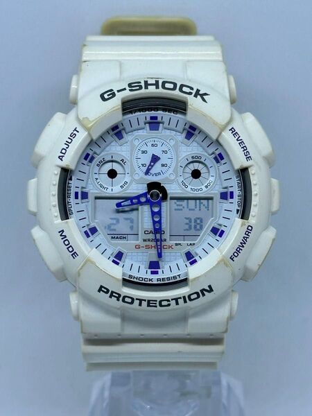 CASIO G-SHOCK GA-100A カシオ Gショック 新品電池交換済 ホワイト