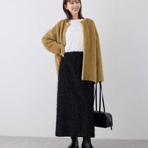 ロペピクニック ラメフェザースカート2024aw