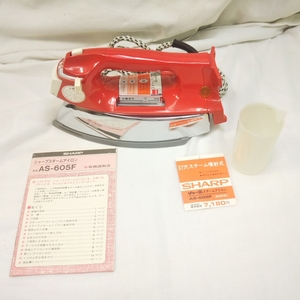 * Showa Retro * sharp * red iron *AS-605F* used *