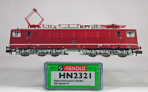 ARNOLD #HN2321 ＤＤＲ（旧東ドイツ国鉄）ＢＲ２５０型電気機関車（ブラックレッド塗装）