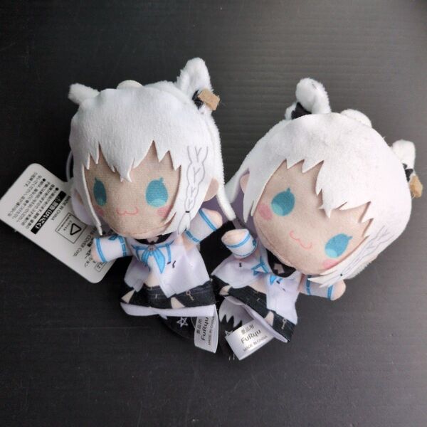 ホロライブ 白上フブキ 指パペット×2 ぬいぐるみ