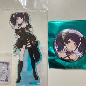 アニメ アイドルマスター シャイニーカラーズ オーロラアクリルフィギュア 田中摩美々・オーロラアクリルフィギュア・缶バッジ