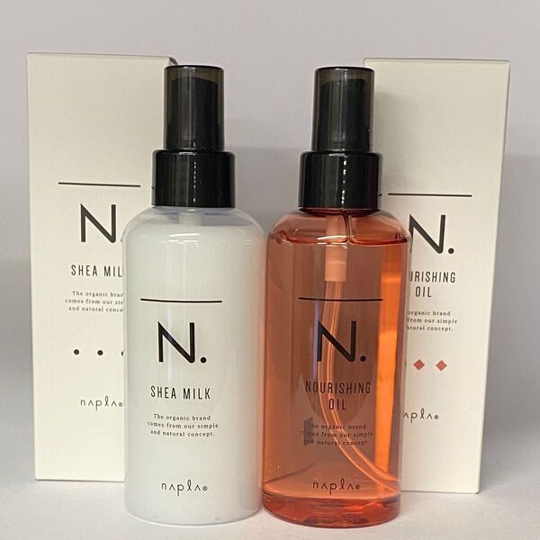 【日本郵便対応】ナプラ N. エヌドット ナリッシングオイル150mL×1本シアミルク150ml×1本