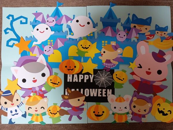 ハロウィン 壁面飾り 園施設等