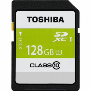 Toshiba SDAR40N128G SDXC Карта памяти 128 ГБ Class10 UHS-I