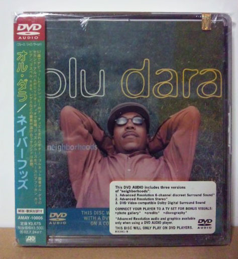 難あり未使用]DVDオーディオ]Olu DaraオルダラNeighborhoodsドクタージョンCassandra WilsonカサンドラウィルソンDr. Johnピーターバラカン