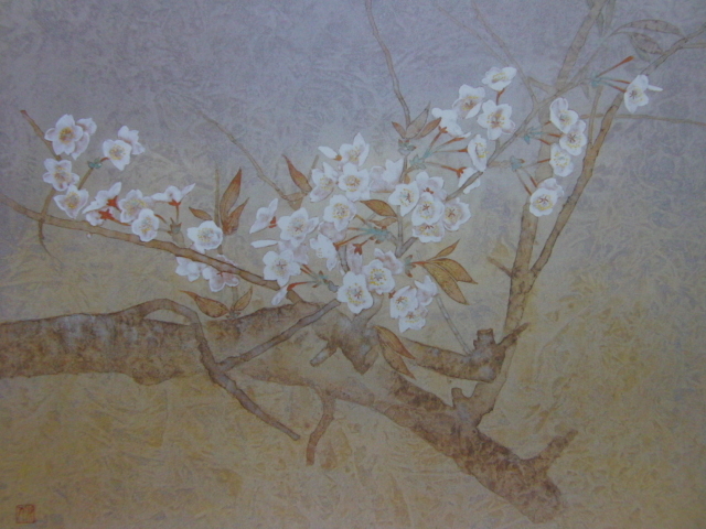 吉井東人, 希少な額装用画集より, 美品, 新品額装付, インテリア, 春, 桜, ara, 絵画, 油彩, 自然, 風景画