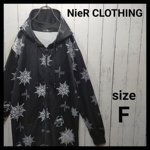 【NieR CLOTHING】Patterned Zip Hoodie 2025