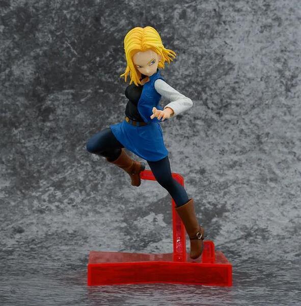 新品 ドラゴンボール 18号フィギュア 戦闘ポーズ 15㎝