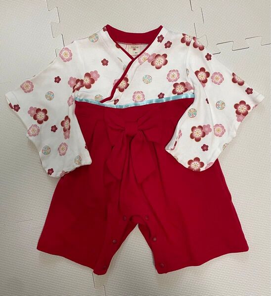袴ロンパース 着物 70サイズ
