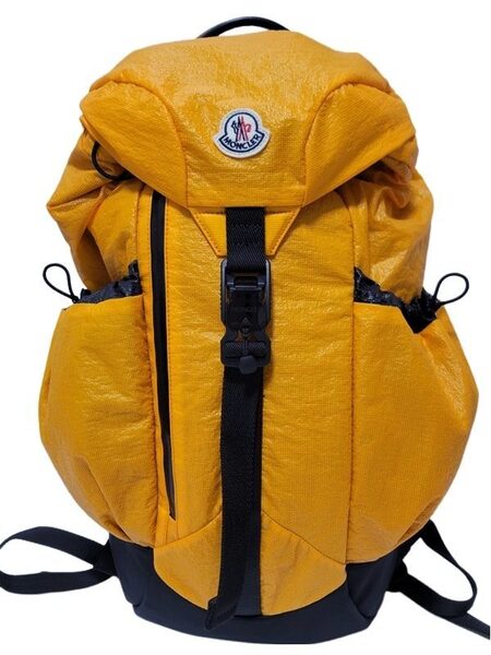 新品 本物 モンクレール MONCLERロゴ リップストップ ジェット バックパック ナイロンxレザーリュック バッグ RIPSTOP JET BACKPACK