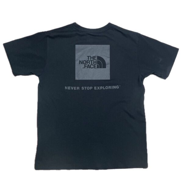 ノースフェース THE NORTH FACE Mサイズ ブラック メンズ Tシャツ バックプリント 訳あり
