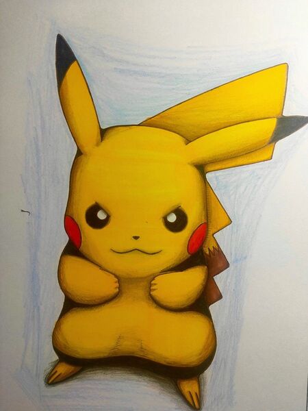 ピカチュウを模写した絵( ポケモン)