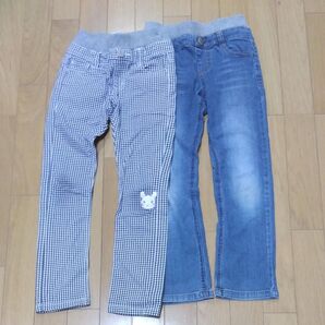 130センチ ライトオン ストレッチ ボトムス セット