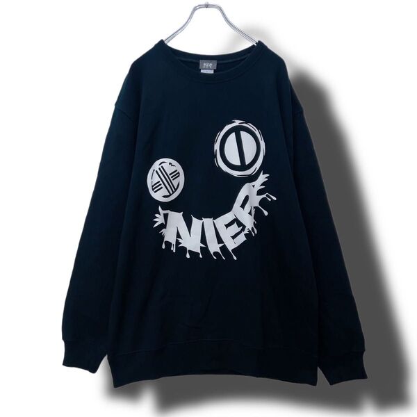 NIER CLOTHING FACE LOGOオーバーサイズトレーナー