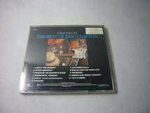 米国現地購入CD 「Eric Clapton」TIMEPIECES_画像3