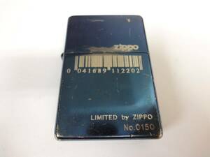 《中古》Zippo：ジッポー オイルライター 2000年 「Limited No.0150 バーコード」 ヴィンテージ喫煙グッズ アンティークコレクション