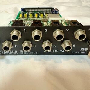 送料無料 希少 YAMAHA 【MY8-AD】20bit/Mini-YGDAIカード 8チャンネル アナログ入力カード動作品