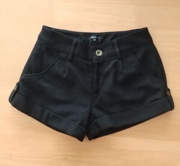 ショートパンツ ボトムス ショーパン レディース ガールズ ブラック